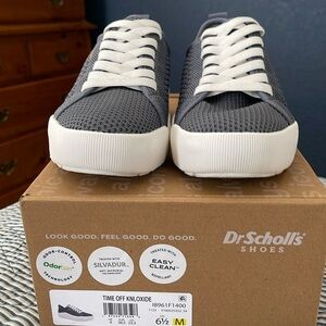 Dr Scholl’s Time Off Knit slip on sneakers in Oxide. 6.5M